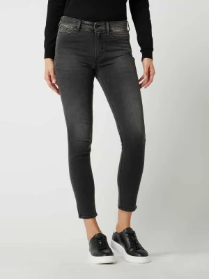 Jeansy z wysokim stanem o kroju super slim fit z dodatkiem streczu model ‘Juno’ Kings Of Indigo