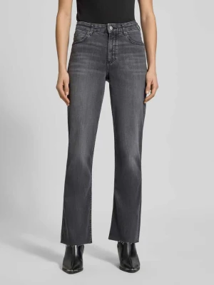 Jeansy z wysokim stanem o rozkloszowanym kroju z mieszanki bawełny model ‘KIRUNA’ Marc O'Polo