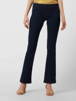 Jeansy z wysokim stanem, poszerzaną nogawką i dodatkiem streczu model ‘Push In Secret’ SALSA Jeans