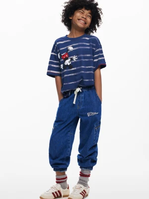 Spodnie dżinsowe z zamkami Desigual