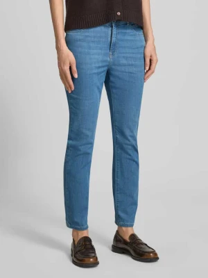 Jeansy ze skróconą nogawką o kroju slim fit z wpuszczanymi kieszeniami Christian Berg Woman
