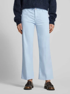 Jeansy ze skróconą nogawką z kantami i wpuszczanymi kieszeniami CAMBIO