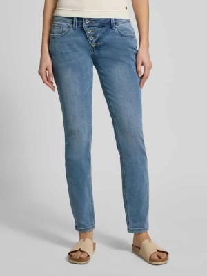 Jeansy ze skróconą nogawką z listwą guzikową Model 'Malibu' Buena Vista