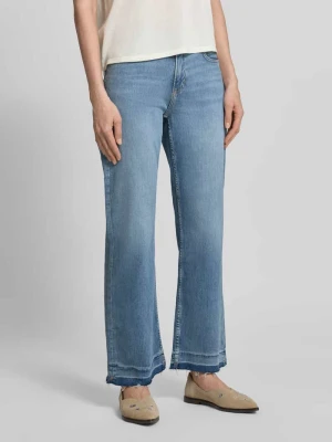 Jeansy ze skróconą nogawką z mieszanka bawełny model 'C-SOFT KICK FLARE1.0' Boss Orange