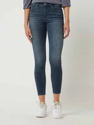 Jeansy ze średnim stanem o kroju skinny fit z dodatkiem streczu model ‘Wauw’ Only