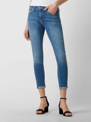 Jeansy ze średnim stanem o kroju super skinny fit z dodatkiem streczu model ‘Lexy’ Mavi Jeans