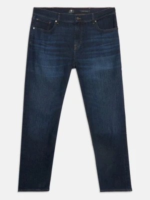 Jeansy Zwężane 7 For All Mankind granatowy