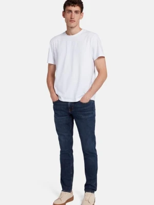 Jeansy Zwężane 7 For All Mankind granatowy