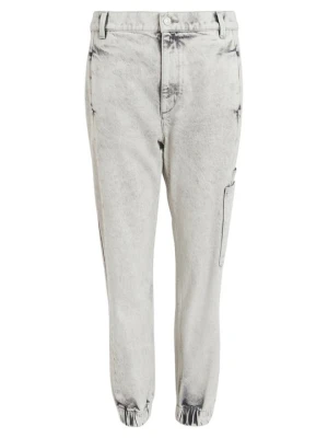 Jeansy Zwężane AllSaints szary