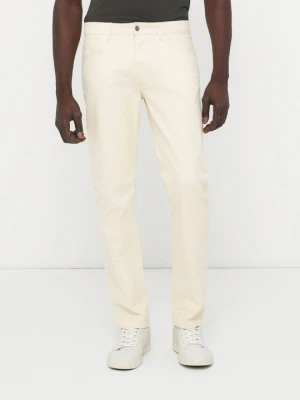 Jeansy Zwężane Armani Exchange beżowy
