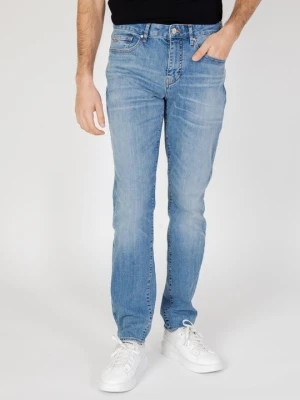Jeansy Zwężane Armani Exchange niebieski denim