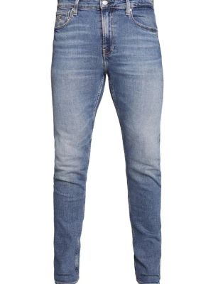 Jeansy Zwężane Calvin Klein Jeans niebieski denim