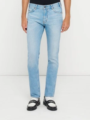 Jeansy Zwężane Emporio Armani jasnoniebieski
