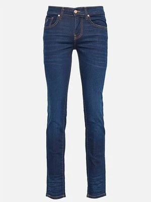 Jeansy Zwężane Guess granatowy