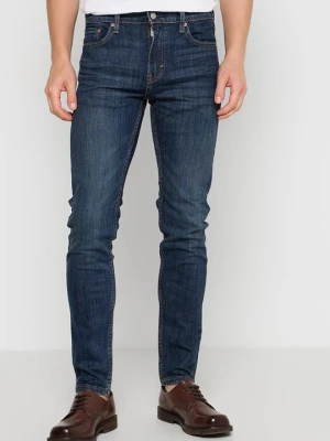 Jeansy Zwężane Levi's granatowy