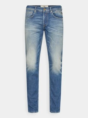 Jeansy Zwężane Replay niebieski denim
