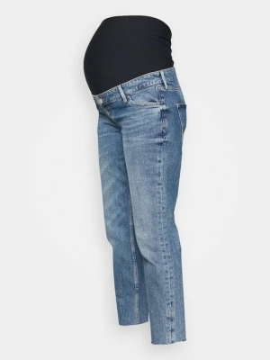 Jeansy Zwężane River Island granatowy