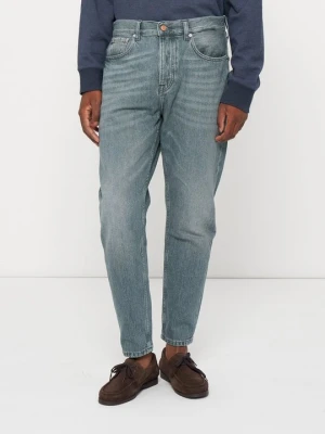 Jeansy Zwężane Scotch & Soda niebieski