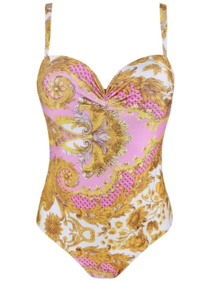 Jednoczęściowy Kostium Kąpielowy w złote detale Solar 1 Marilyn POUPEE