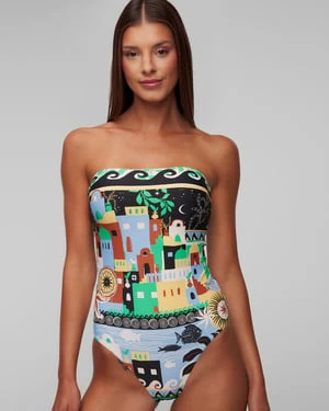 Jednoczęściowy Strój Kąpielowy Damski Seafolly Bandeau One Piece