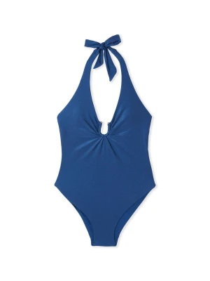 Jednoczęściowy strój kąpielowy opalizujący z pierścieniem Etam
