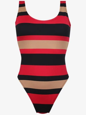 Jednoczęściowy strój kąpielowy w paski Sunshine 1 Poupee Marilyn