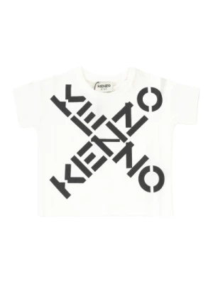 Jednokolorowa Koszulka z Logo Kenzo