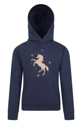 Jednorożec dziecięca bluza z kapturem - Navy Mountain Warehouse