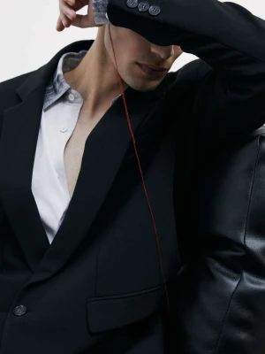 Jednorzędowa dwustronna marynarka (IM)PERFECTION z tkaniny technicznej PATRIZIA PEPE