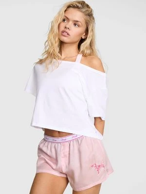 Zdjęcie produktu Jedwabiste szorty piżamowe o luźnym kroju Victoria's Secret