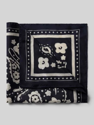 Jedwabna apaszka w całościowym wzorze model 'FOULARD POIS' Stefanel