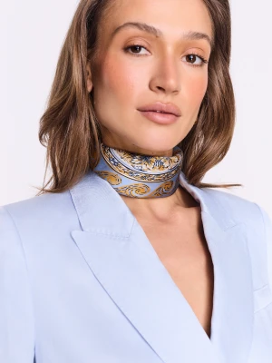 Jedwabna apaszka w geometryczne wzory TARANKO