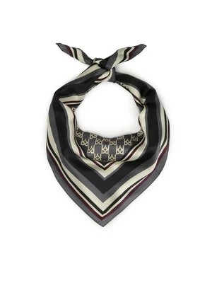 Jedwabna apaszka w monogramy KAZAR