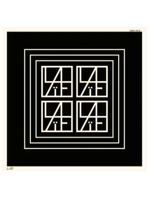 Jedwabna chusta duża, apaszka z jedwabiu kwadrat 140cm LAIF