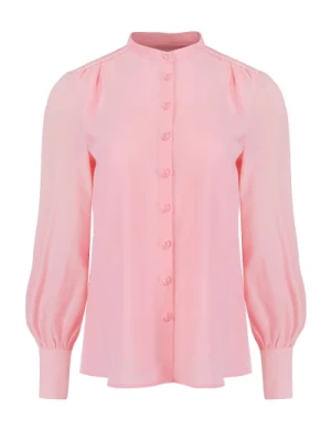Jedwabna koszula Crepe de Chine w kolorze Candy Pink Jaaf