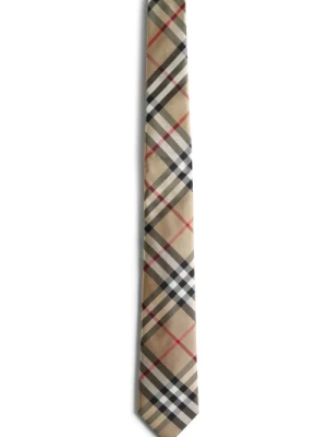 Jedwabna Krawat w Wzór Vintage Check Burberry