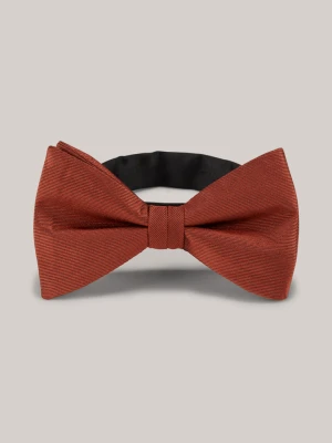 Jedwabna muszka w kolorze ciemnopomarańczowym Joop