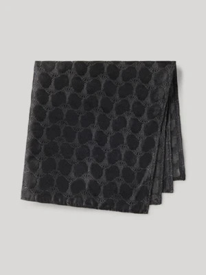 Jedwabna poszetka Cornflower w czarnym wzorze Joop