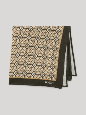 Jedwabna poszetka w kolorze oliwkowym w rzucik Joop