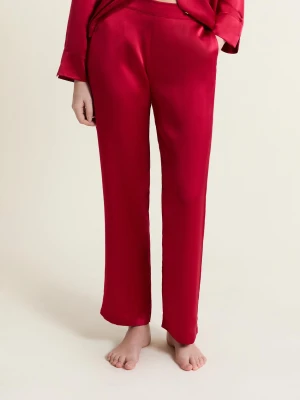 Jedwabne spodnie od piżamy Etam