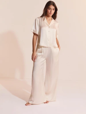 Jedwabne spodnie od piżamy Etam
