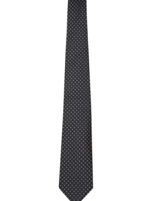 Jedwabny krawat z wąskim końcem Canali