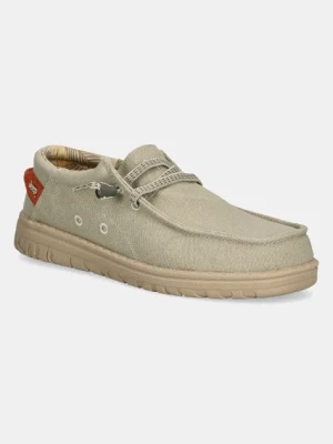 Jeep półbuty SAMOA WALLABEE CVS męskie kolor beżowy JM51032A
