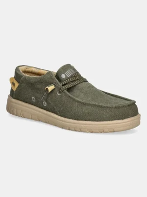 Jeep półbuty SAMOA WALLABEE CVS męskie kolor zielony JM51032A