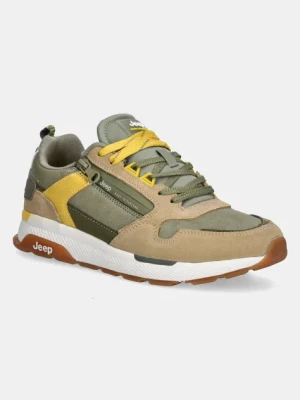 Jeep sneakersy ONTARIO ZIP męskie kolor zielony JM51061A