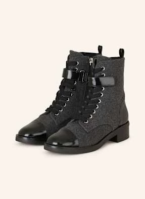 Jeffrey Campbell Botki Sznurowane Hi-Incline schwarz