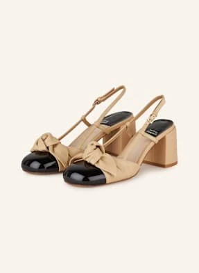 Jeffrey Campbell Czółenka Z Odkrytą Piętą Baby-Doll beige