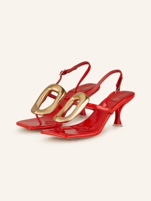 Jeffrey Campbell Japonki Linq-Up-2 rot CZERWONY