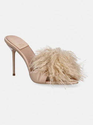 Jeffrey Campbell klapki Shopaholic złoty