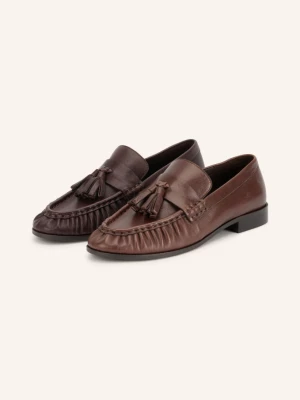 Jeffrey Campbell Loafersy Articulate braun CIEMNOBRĄZOWY